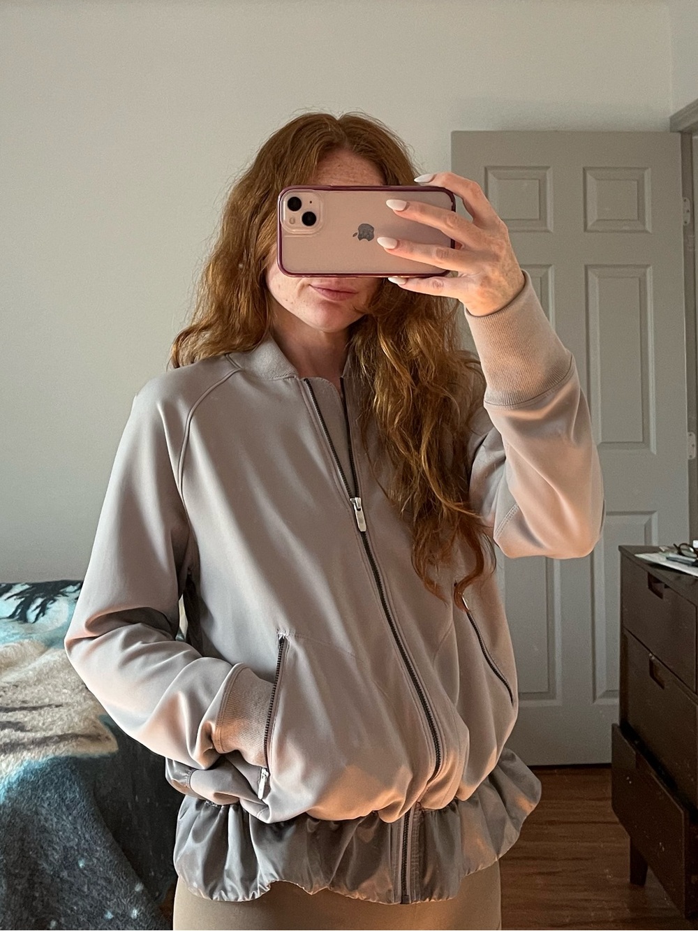 lululemon athletica - Swept Along bomber jacket - Chrome gray grey